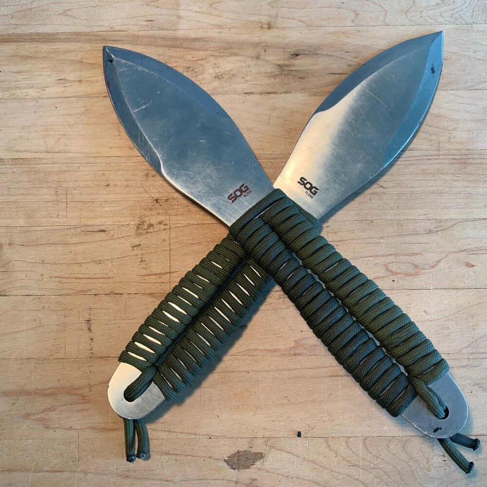 SOG Fling Knives (only 2 of 3)